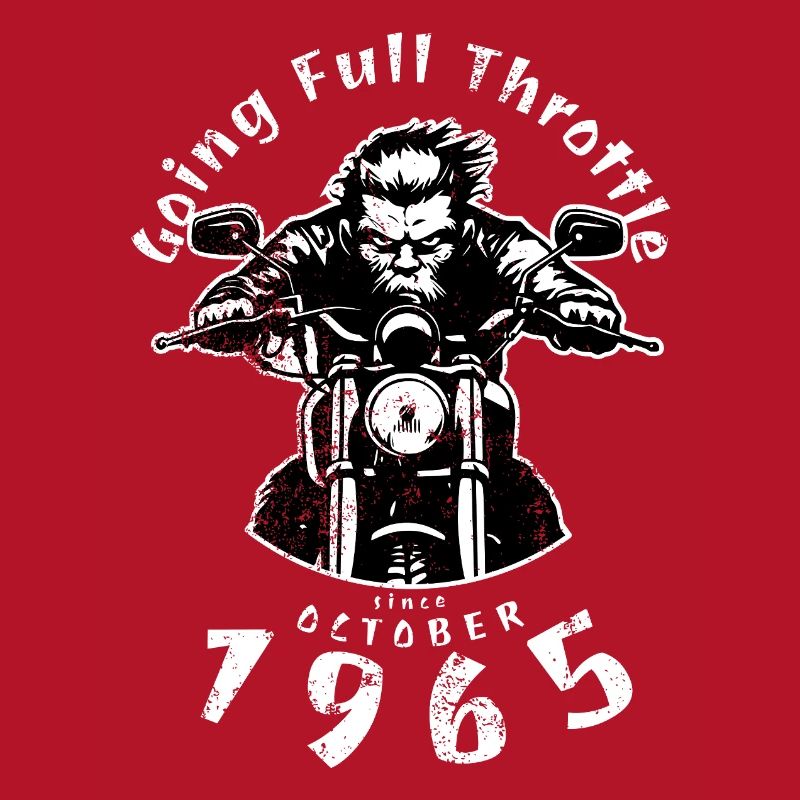 60. Geburtstag Going Full Throttle Since 10/1965