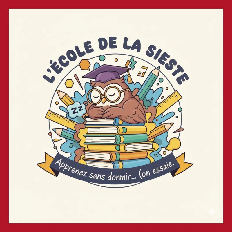 Schule der Eule Nickerchen Schüler