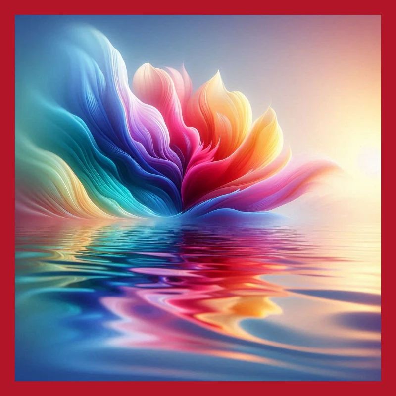 Abstract Flower Waves 1