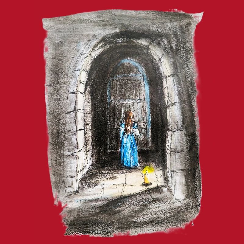 Torbogen-Maiden-Laternenlicht