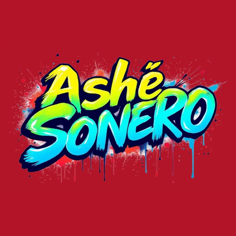 Ashe Sonero Graffiti-Regenbogen