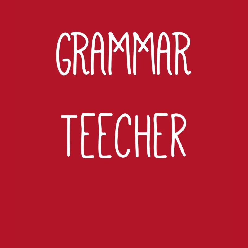 Professeur de grammaire autodérisoire