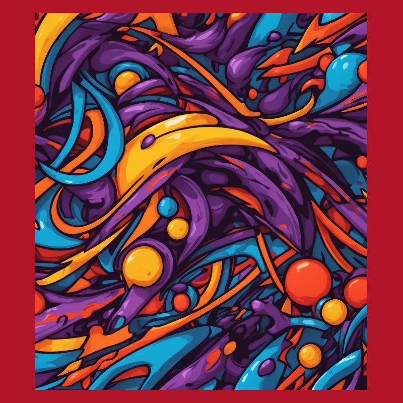 Composition de couleurs abstraite
