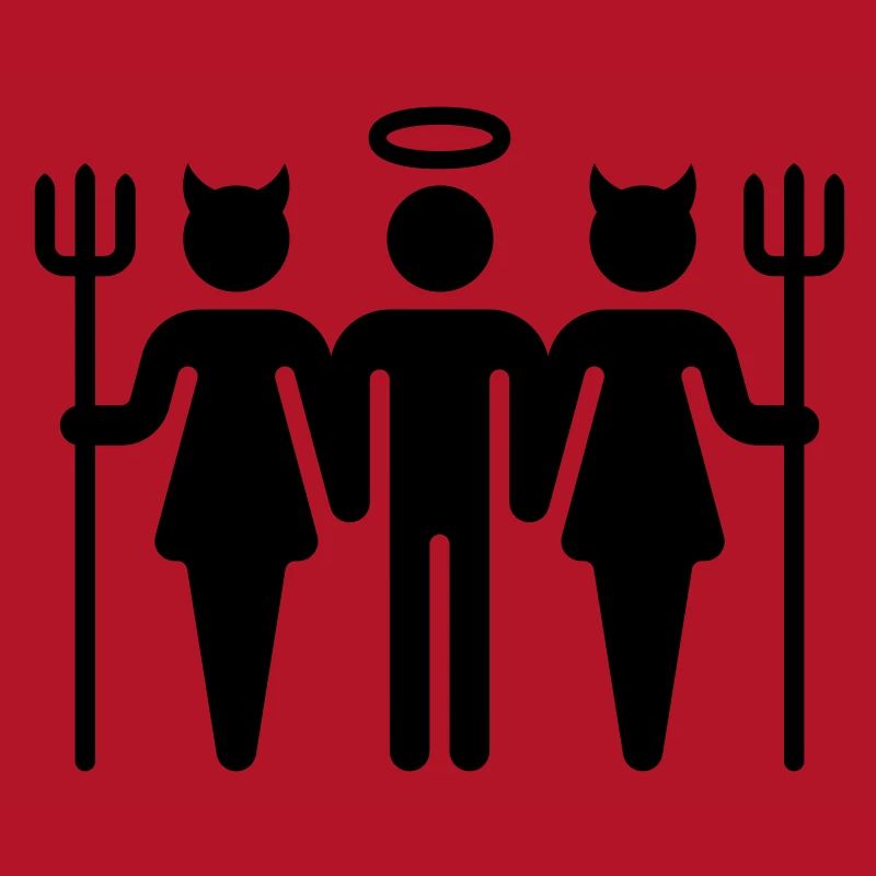 Teufel-Engel-Teufel / Devil-Cherub-Devil (M)