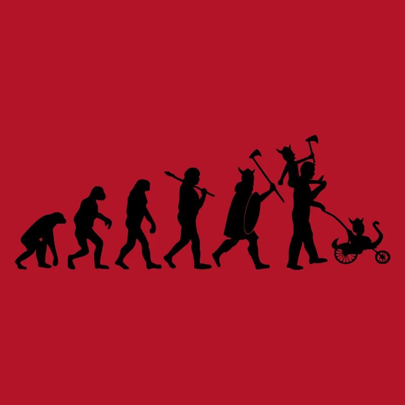 evolution daddy viking