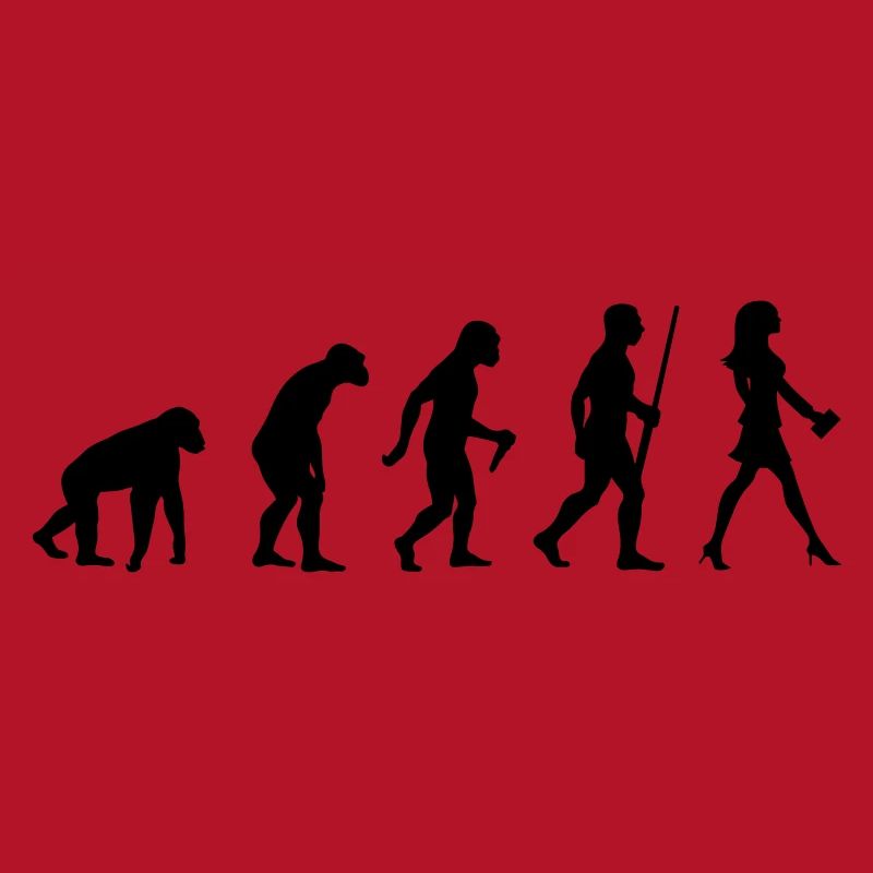 Evolution der Frau
