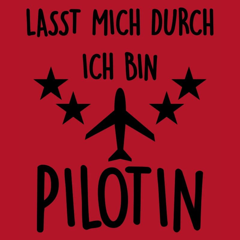lasst mich durch, ich bin pilotin