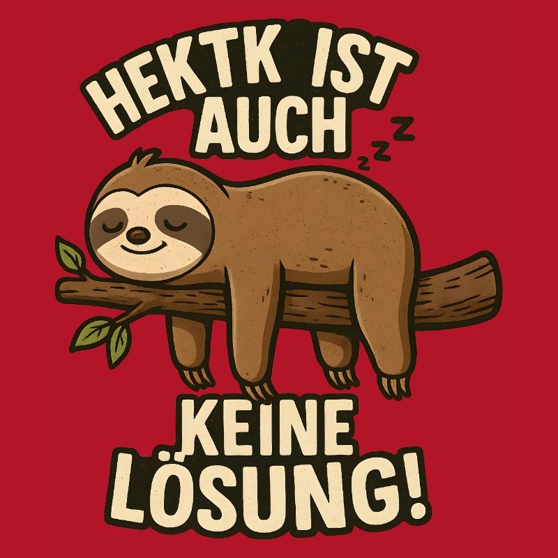 Hectic is not a solution either Sleeping sloth