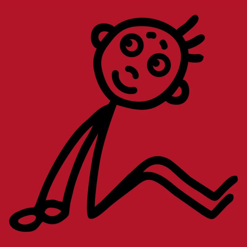 Männchen sitzend
