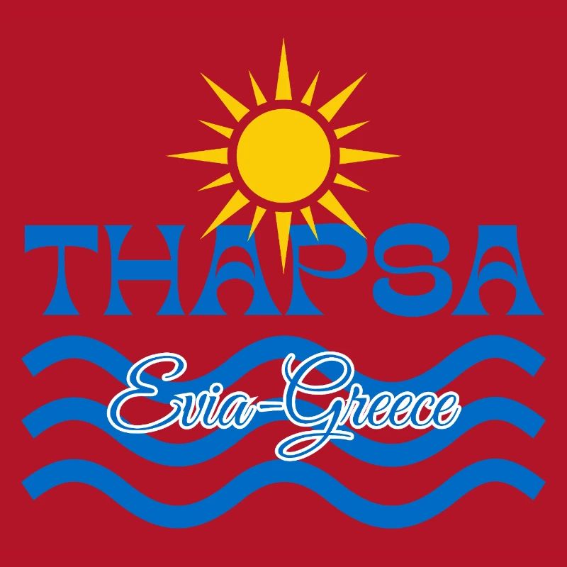 Thapsa Evia Grèce Vagues de soleil