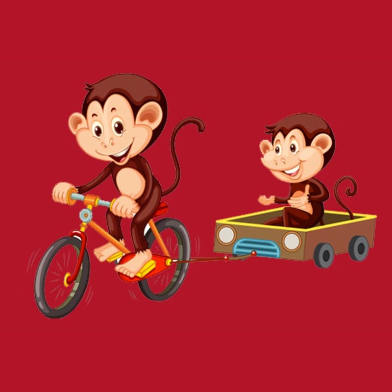 Funny cute monkey