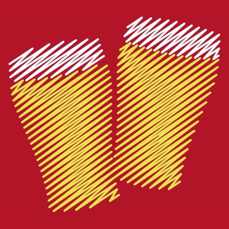 2 Biergläser Stoßen An (Bier / Scribble)