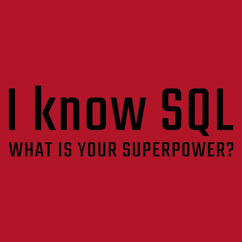 Je connais SQL