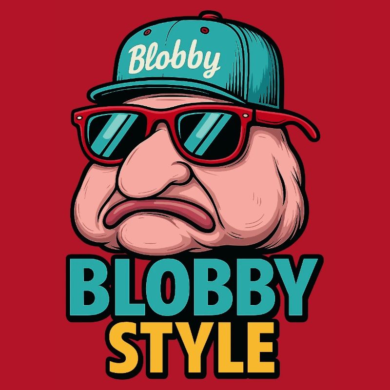 Blobby Style Cartoon Tee