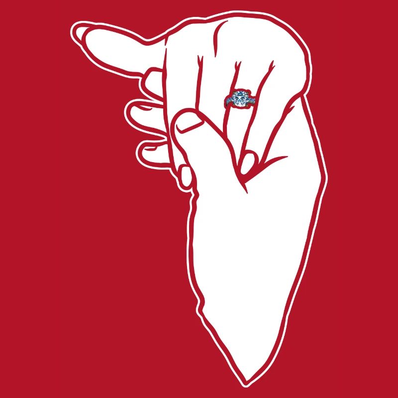Verlobungs-Ehering-Hand