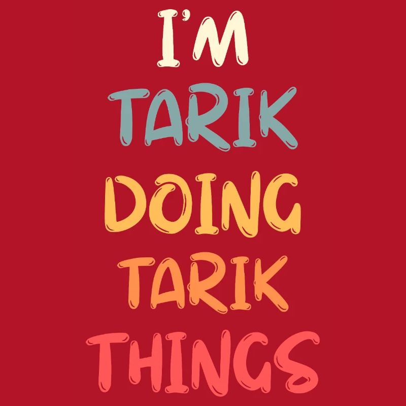 Tarik Name Tarik Personalized Name First Given