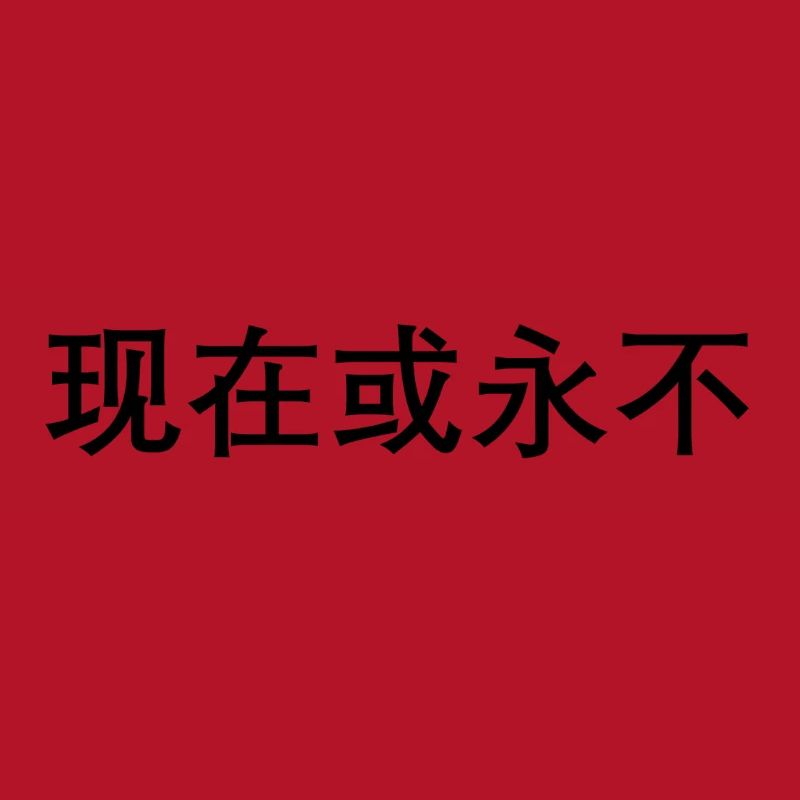 Jetzt oder nie auf chinesisch