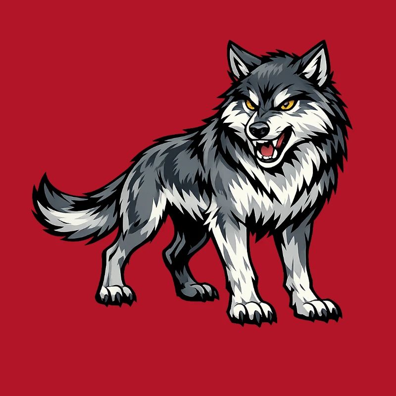 Wolf Ghost Illustration