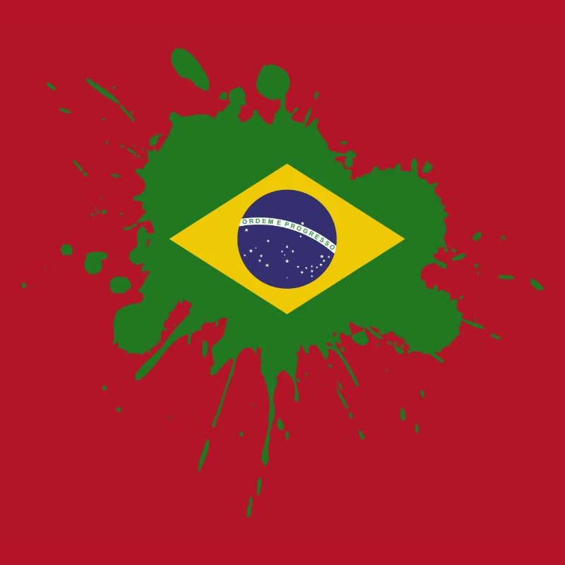 Conception de spot de drapeau du Brésil