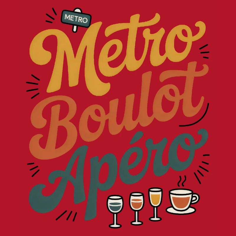 Metro Work Aperitif Humor Routine Work Evening