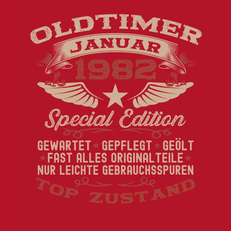 44. Geburtstag Geschenk Oldtimer Januar 1982