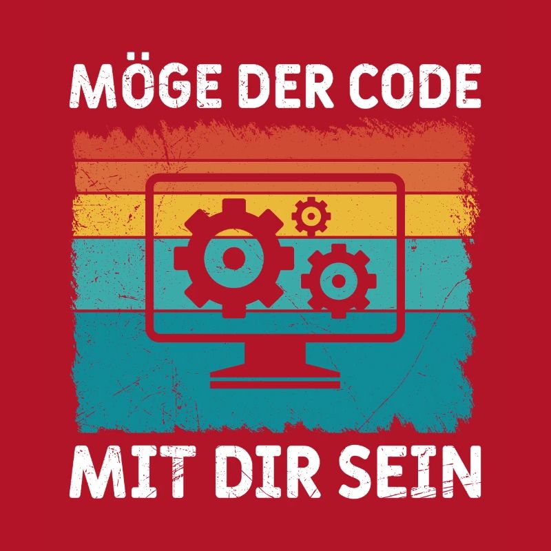 Nerd Computer MÖGE DER CODE MIT DIR SEIN LUSTIG