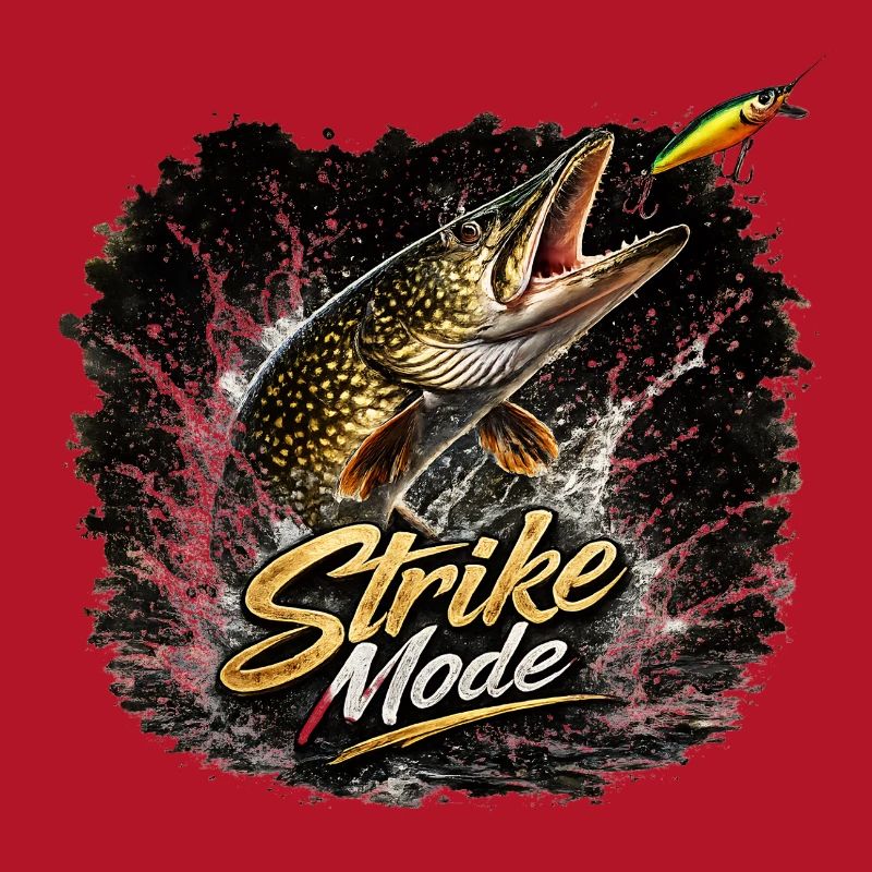Strike Mode Pike – Predator Angelshirt