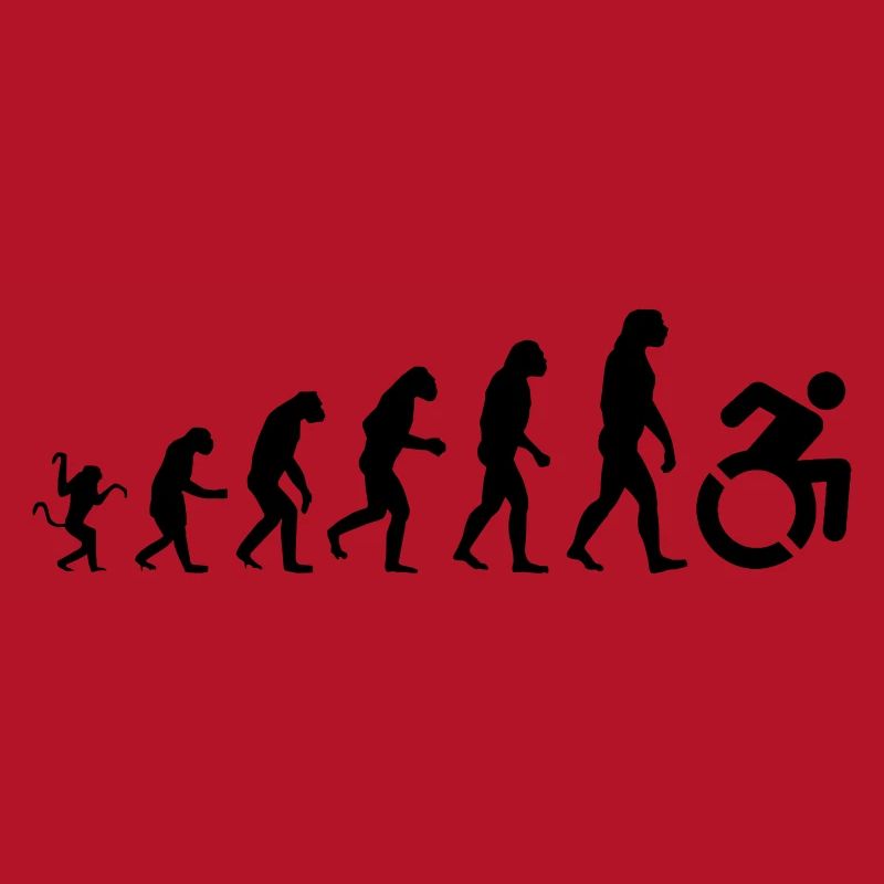 Evolution des Rollstuhls *