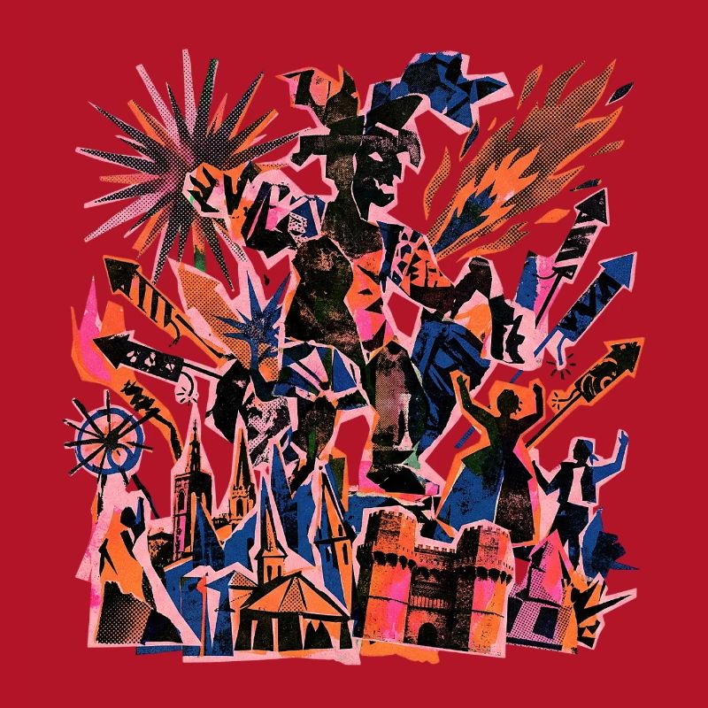 Fallas De Valencia Risographie