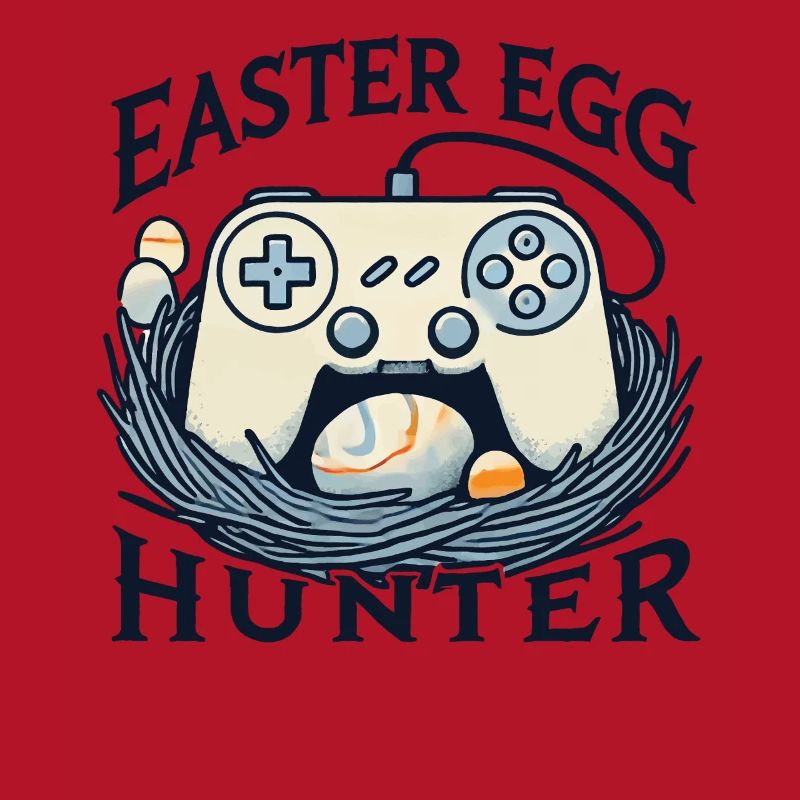 Easter Egg Jäger Gaming Controller Kunst