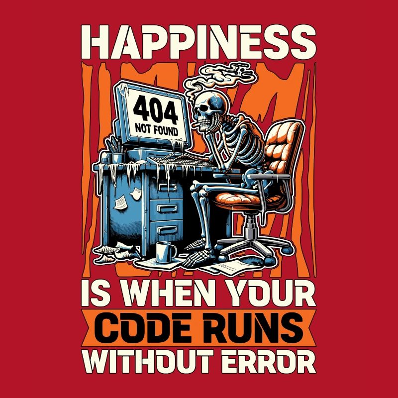 Coder Happiness Is When Your Code Runs Developer