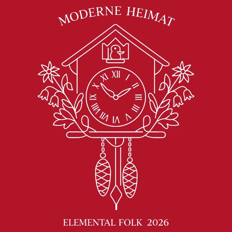 Peuple élémentaire de l’Horloge à Coucou Domestique Moderne