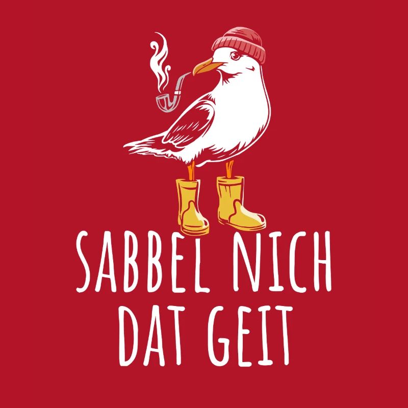 Möwe - Sabbel nich dat geit - Nordsee - Geschenk