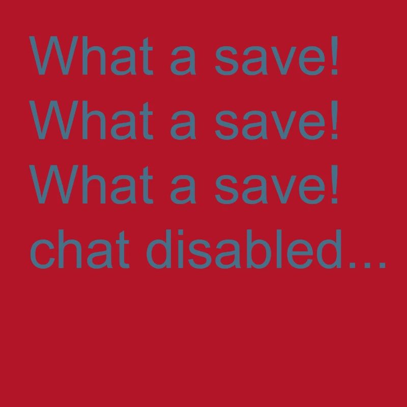 What a save!