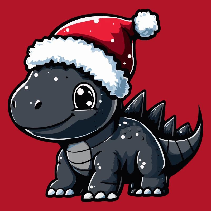 Dinosaur stegosaurus Christmas