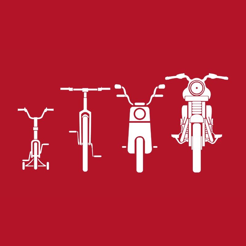 Motorrad Evolution - Geschenk