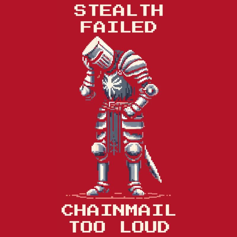 Stealth failed | Chainmail too loud - Knight
