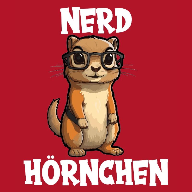 Nerdhörnchen Junge Jungen Erdhörnchen Nerdy Nerd