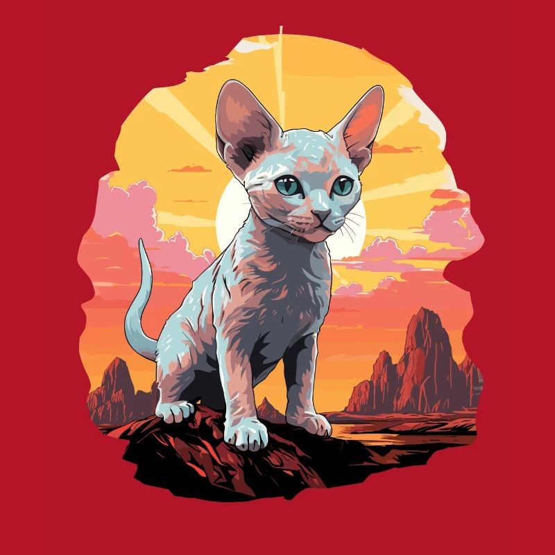 Devon Rex Kätzchen Devon Rex Katze