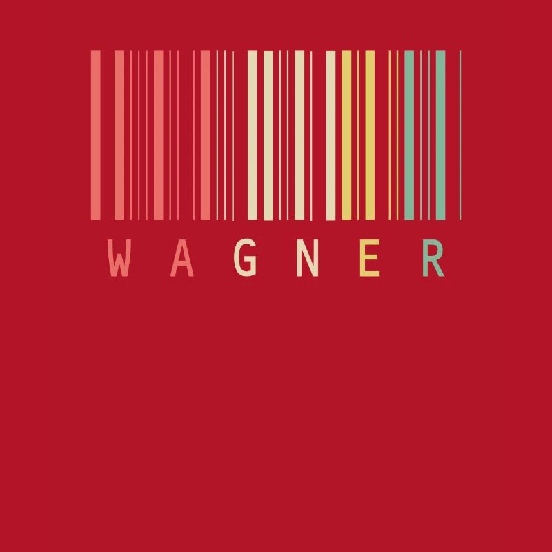 Nom de style de code-barres unique Wagner