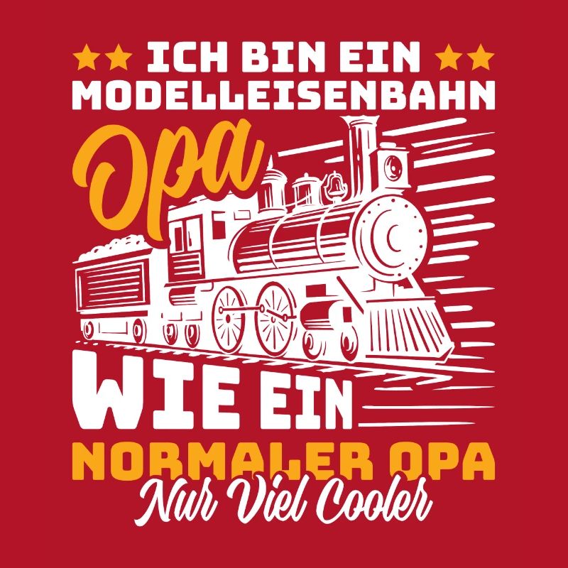Opi BIN EIN MODELL EISENBAHN OPA COOLER Lustiges