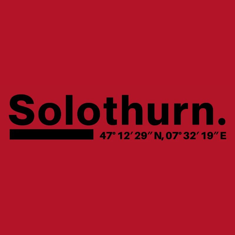 Solothurn coordinates Canton Switzerland