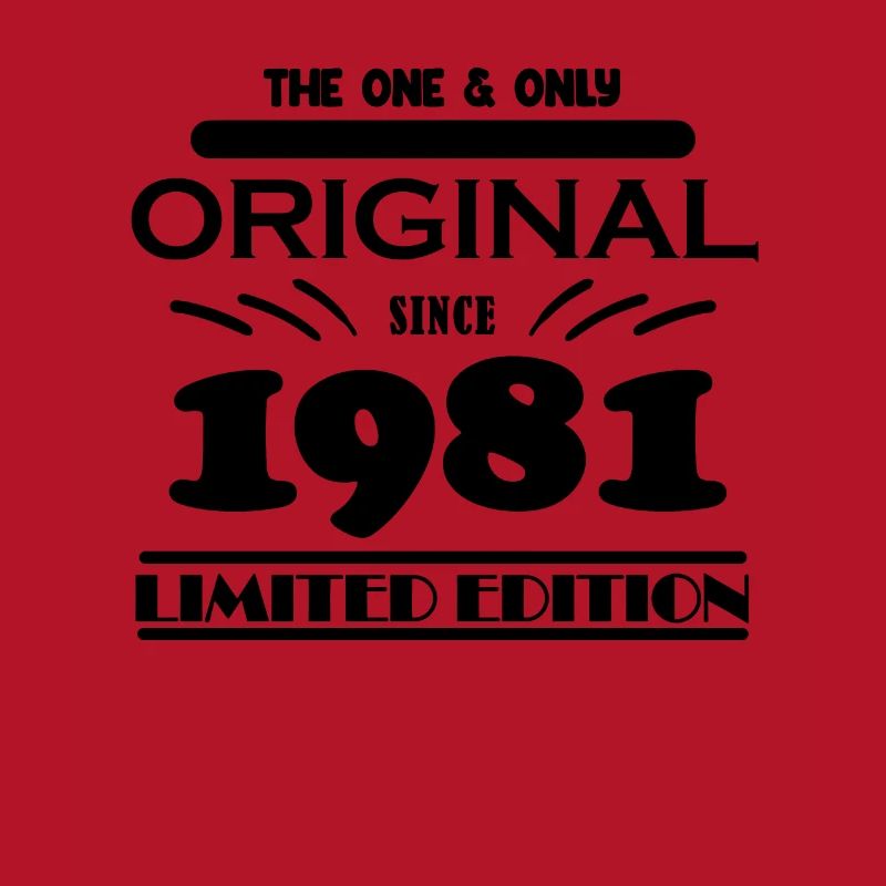 1981 - Année de construction 1981 - Naissance 1981