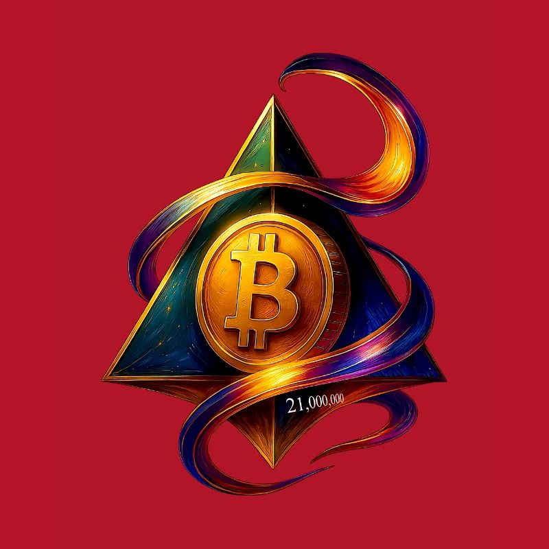 Conception créative Bitcoin et Blockchain