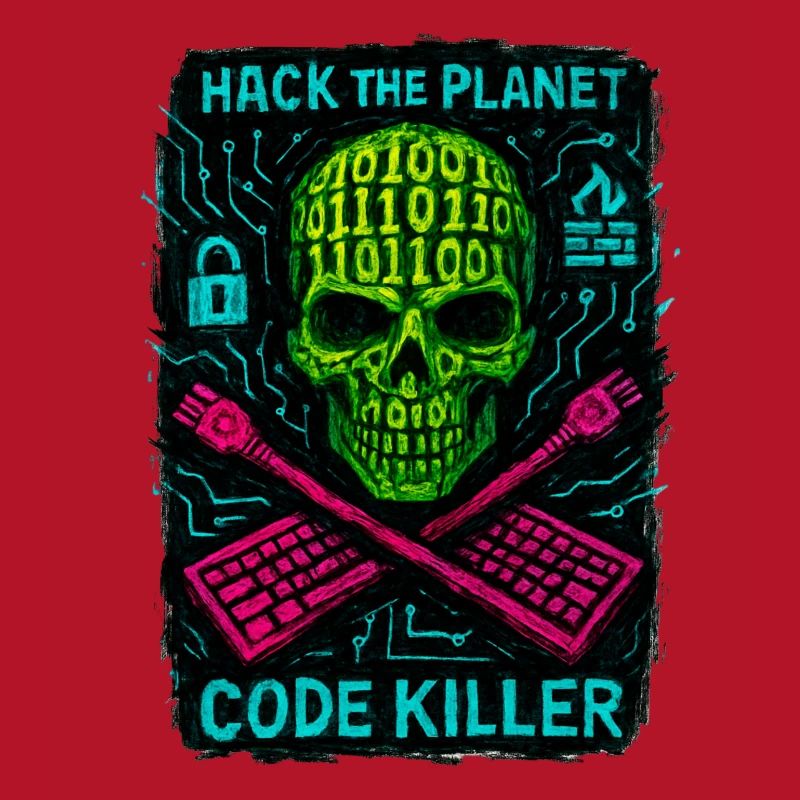 Hack the Planet Code Killer – Cybersicherheit