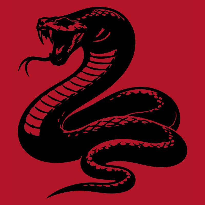 Silhouette du python serpent