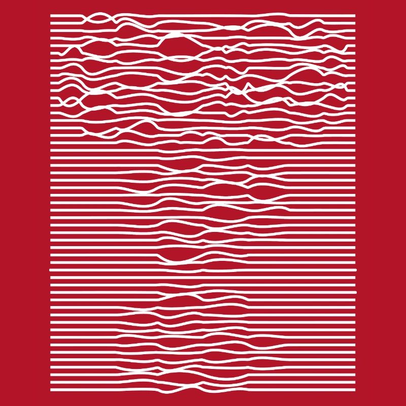Wavy Stripes Optical Illusion