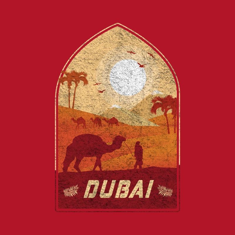 Dubai Vintage Kamel Design / Geschenkidee