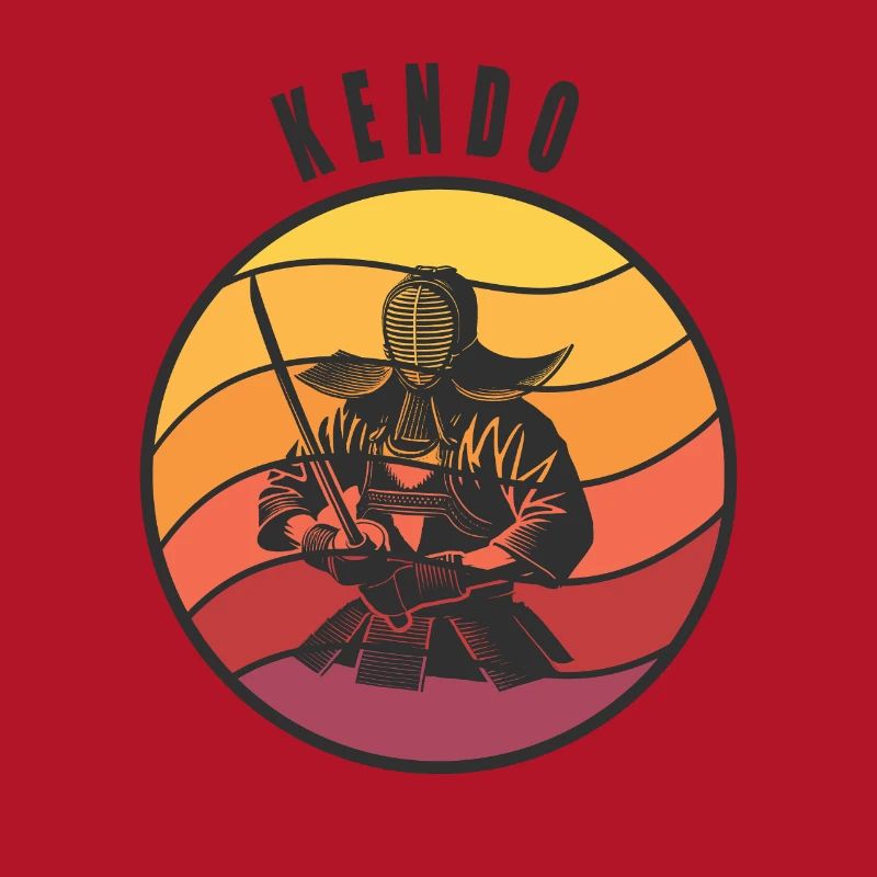 Retro Kendo Samurai Style