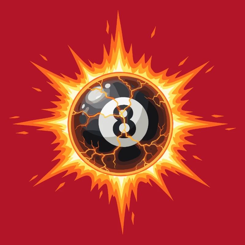 Explosion de Boule de Feu 8-Boules